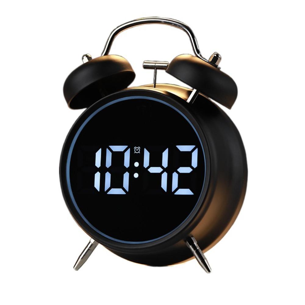 Extra Large Sound LED Electronic Clock Multifunctional Simple Number Display Smart Alarm Clock Non-Ticking Night Light