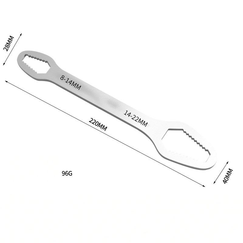 Multifunctional Bike Grip Self-lock Box Spanner Hardware Gear Household Adjustable Wrench Home Repair Tool Bicycle