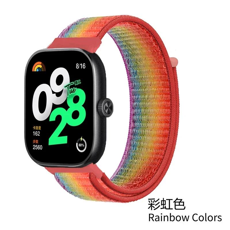Nylon Loop Strap for Xiaomi Redmi Watch 4/Mi Band 8 Pro Band Breathable Replaceable Wristband Smart Watch Belt Sports Correa NFC