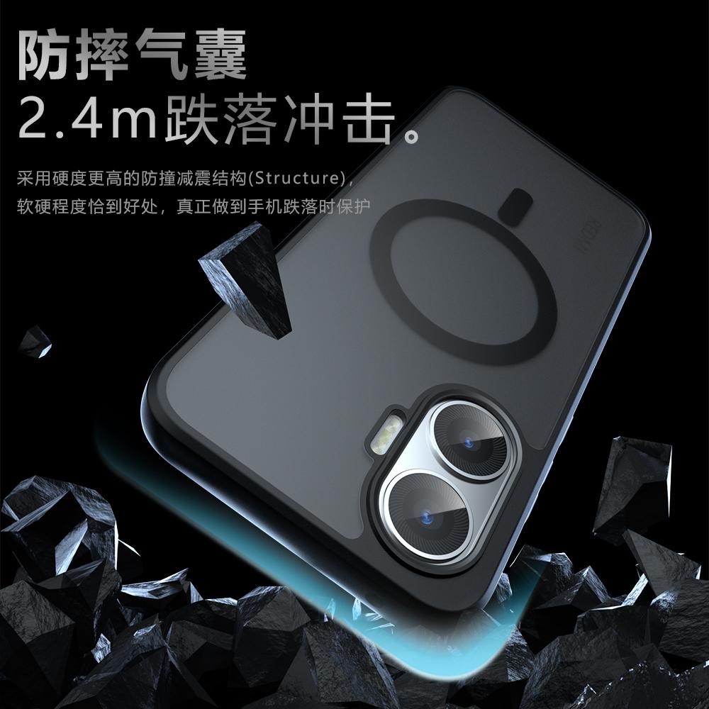 For Magnetic Acrylic Matte PC Case For Xiaomi POCO F7 G Shockproof Transparent Phone Cover Bumper For Xiaomi POCO F7