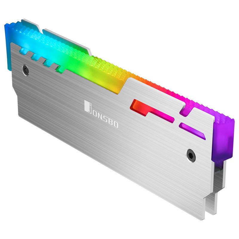 Охладитель оперативной памяти Jonsbo NC-3 RGB с кристаллическими светодиодными эффектами