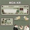 MAIMOOO Yellow Green Keycaps Pride and Prejudice Theme Moa Cherry Russian Korean PBT Beautiful Cute Customized aula Keyboard Key