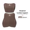 BIG1 Car Headrest Waist Triangle Pillow Memory Foam Cushion Support For Volkswagen VW Polo Jetta Sagitar Magotan Passat B5 B6 B7 CC