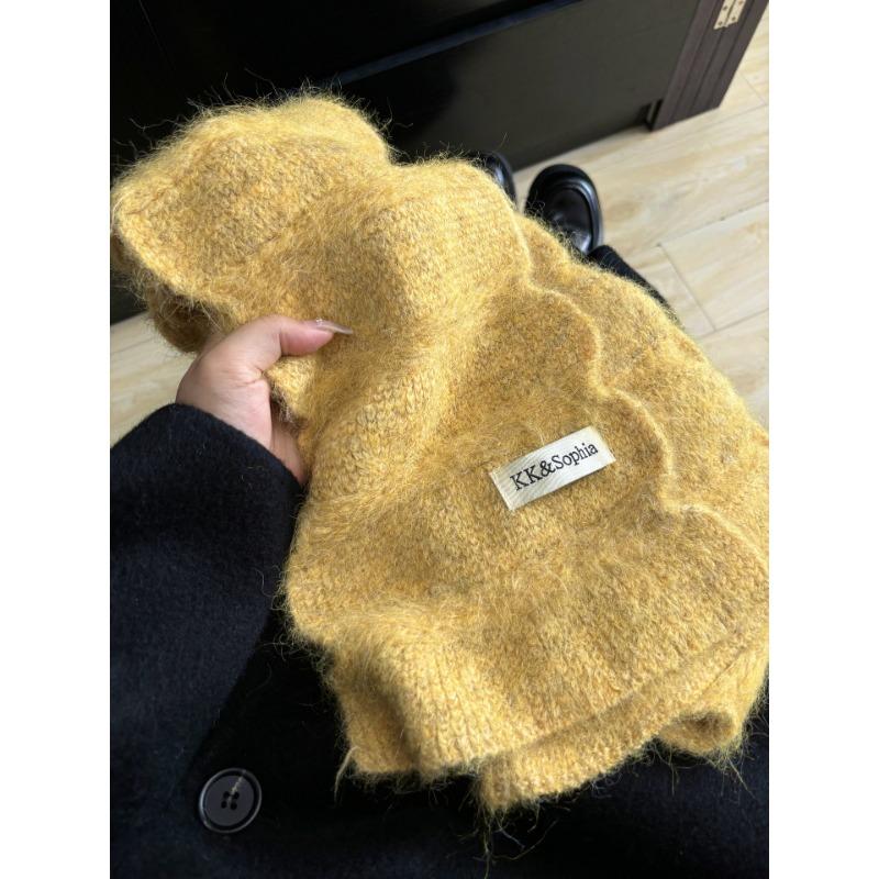 Soft Waxy Plush Cross Scarf Women's Autumn and Winter New Versatile Simple Skin-friendly Warm Small Scarf Student Scarf