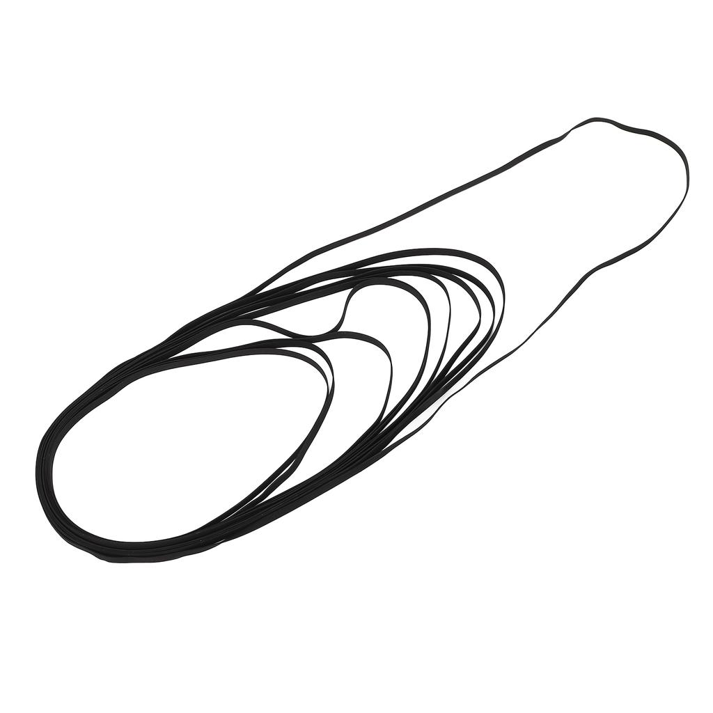 10 Pcs Turntable Belt Set High Elasticity Rubber Belt Replacement for Record Player CD DVD Player