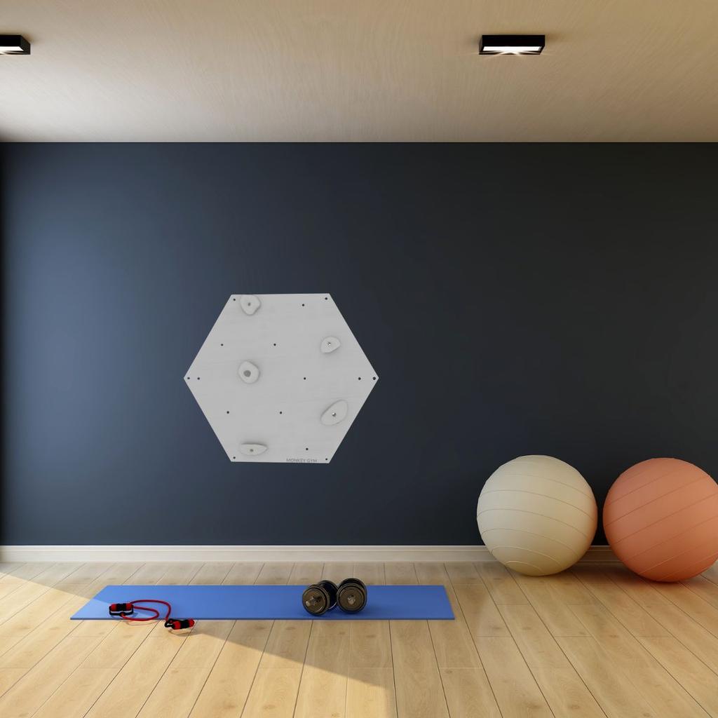 Climbing Wall Cube 1 Grey - Grasps Grey