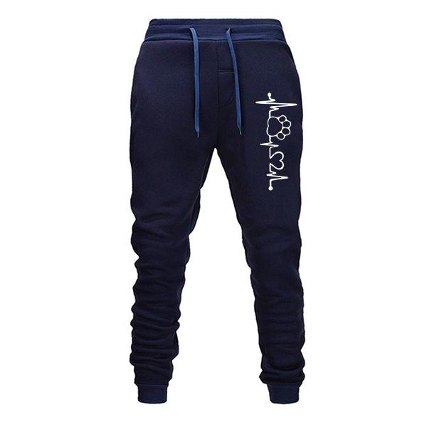 Весна-Осень женские кошачьи лапы любовь брюки с эластичной резинкой на талии спортивные брюки брюки с принтом брюки для отдыха для женщин