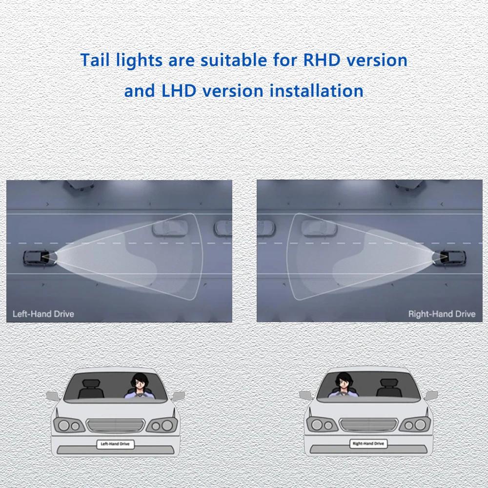 Светодиодные дневные ходовые огни (ДХО) для Toyota Land Cruiser LC76 LC78 LC79 2023 2024, противотуманная фара с указателем поворота, крышка противотуманной фары