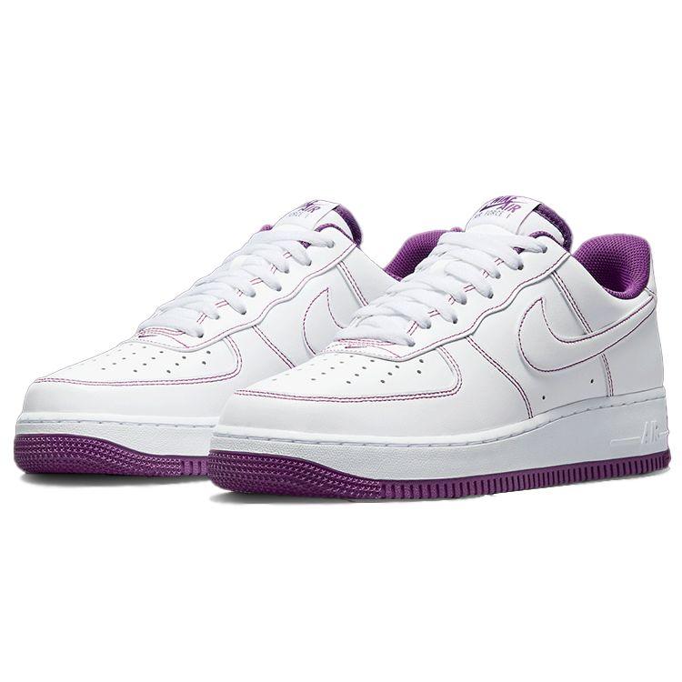 Nike Air Force 1 07 Contrast Stitch - Белые мужские кроссовки Viotech CV1724-105