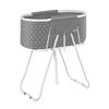 Foldable Dog Bathtub Elevated Grey Shower Station for Small & Medium Pets