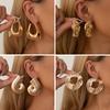 Irregular Alloy Earrings Fashion Sense Geometric Earring Set New Style Light Luxury Style Fashion Commuting Party for Woman