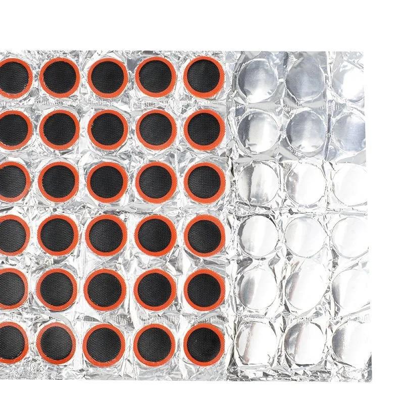 48/96 шт. Резиновые заплатки для ремонта проколов велосипедных шин - Бесклеевой набор заплаток для камер шин