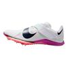 Nike Прыжки в длину Элит Белый/Ярко-малиновый/Обсидиан Мужские шиповки FZ9326-101