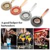 Stainless Steel Cocktail Strainer Detachable Mesh Filter Drinkware Wine Filter  Kitchen