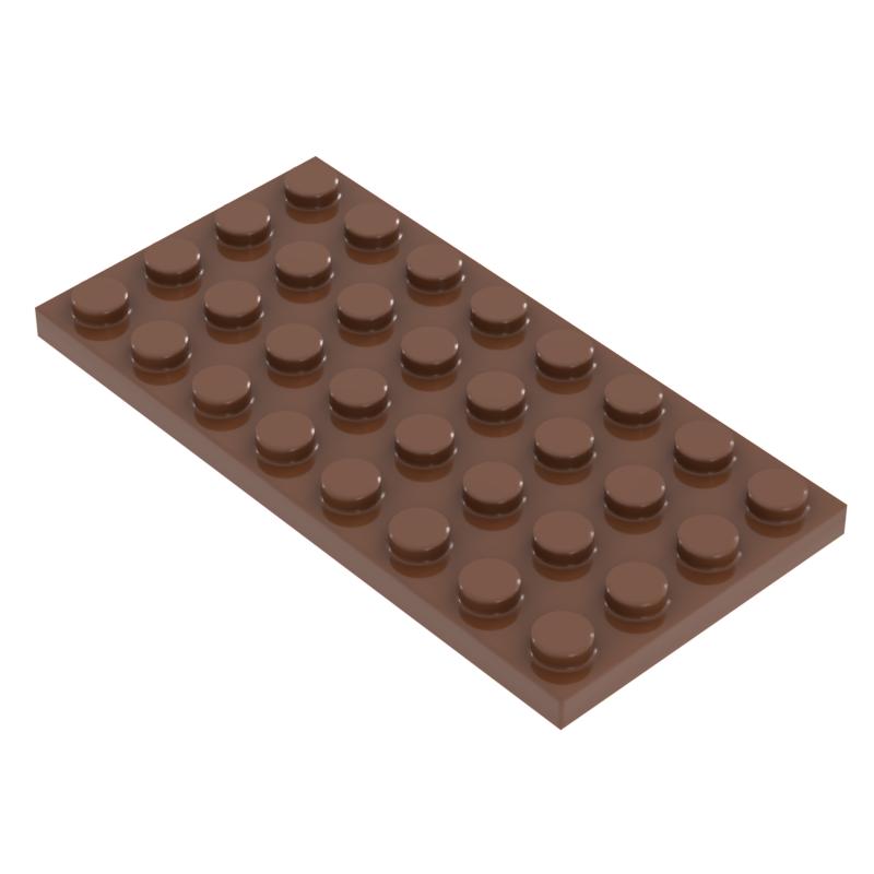 Нетоксичные строительные блоки Moc из мелких частиц, базовая пластина 4x8, детали и аксессуары для DIY, совместимые с 3035