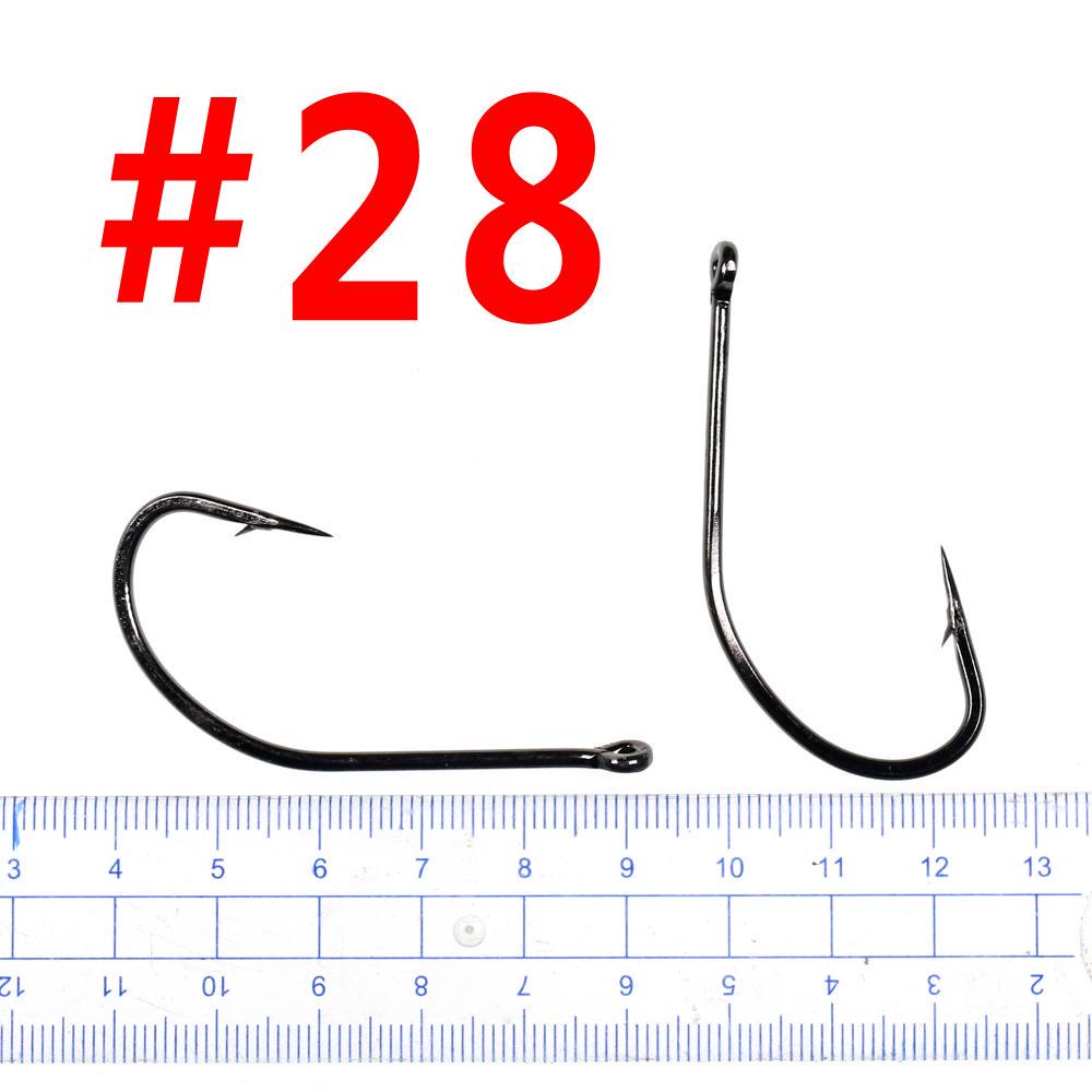 Стальные крючки для рыбалки, 50 шт