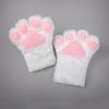 Pink Cartoon Bear Claw Plush Gloves: Cute, Animal-Inspired Cat Paw Design for Photos