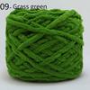 100g/bola chenille tricô fio macio linha  tira de gelo fio de algodão fio de lã diy para a mão tricô cachecol grosso