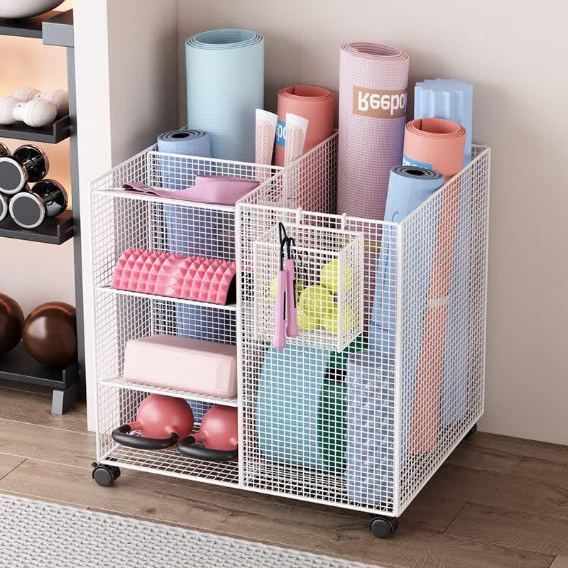 Multi-functional Fitness Equipment Storage Rack