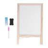 Kids Easel Double Sided Foldable Standing Large Painting Space Poplar Structure Wooden Easel 25x40cm with Accessories