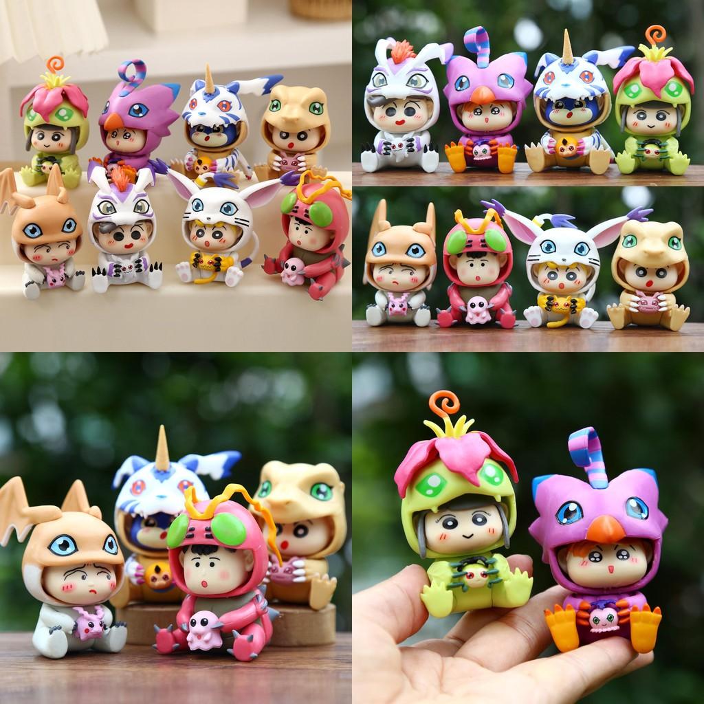 Фигурка Digimon Крейон Шин-чан из ПВХ с интерактивными функциями для детей и коллекционеров