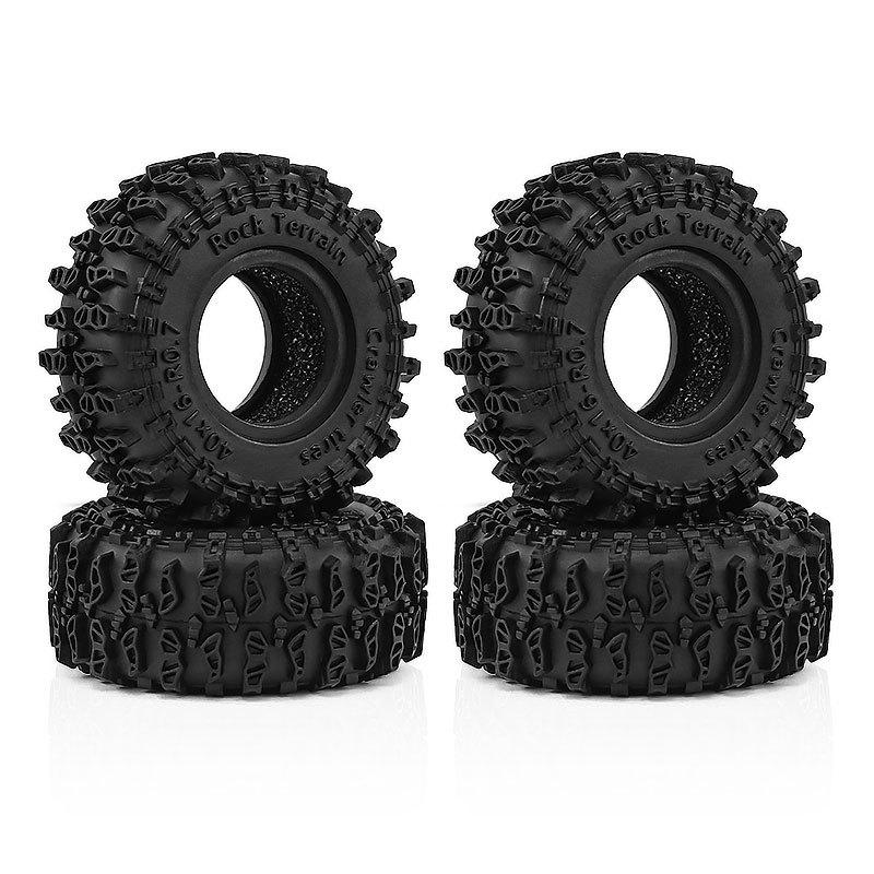 1/30 SCX30 Upgrade Tires 07 Inch Soft Rubber for Bronco Wrangler K10 Ascent-32