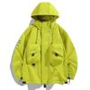 Men's Outdoor Tooling Wind Jacket Large Size Men's and Women's Hooded Versatile Casual Jacket Men's