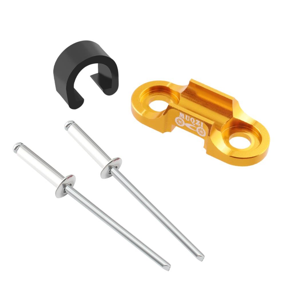Stable Bicycle Brake Cable Guide Universal Wire Tube Clamp Pipe Buckle Base Road Bike