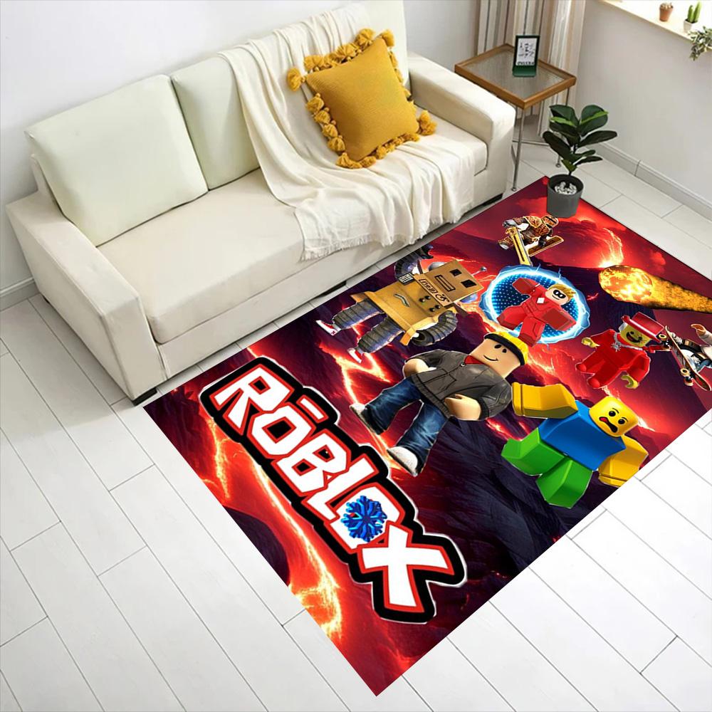 Roblox Floor Rug Office Rug Suitable For Playrooms Foyer Dining Room Outdoor Antislip Carpet Anime Office Decor Spiritual Gift