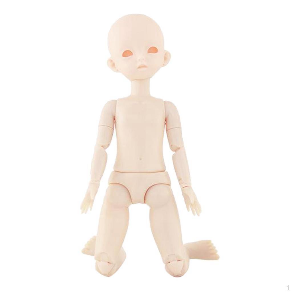 OB28cm 1/6 Ball Jointed Unpainted Doll Body Parts Diy Full