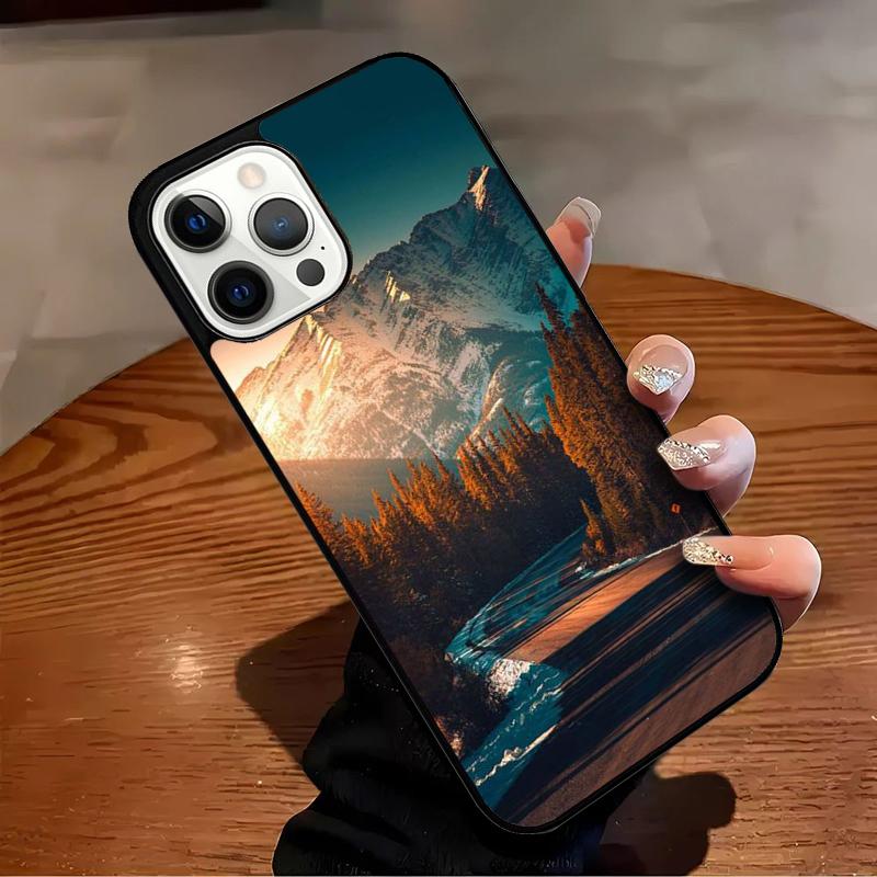 Mountain highway Phone Case For iPhone 17 Air 16 15 14 13 12 11 Pro Max Max Plus Bumper Case Cover
