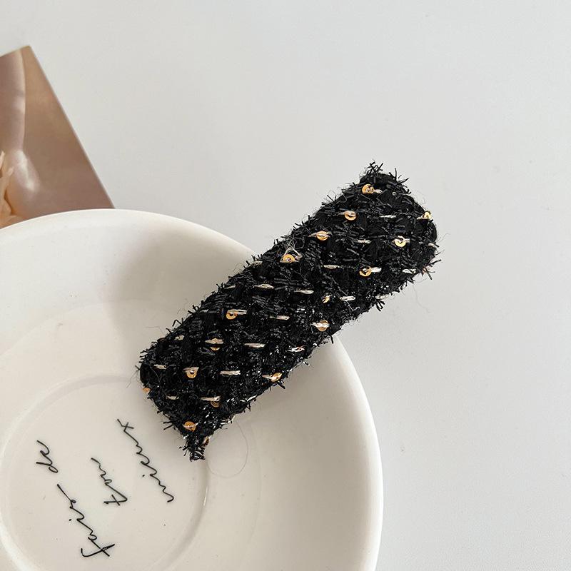 Заколки для волос, шерстяные длинные ретро-заколки в форме Bb, заколка с боковой заколкой, челка