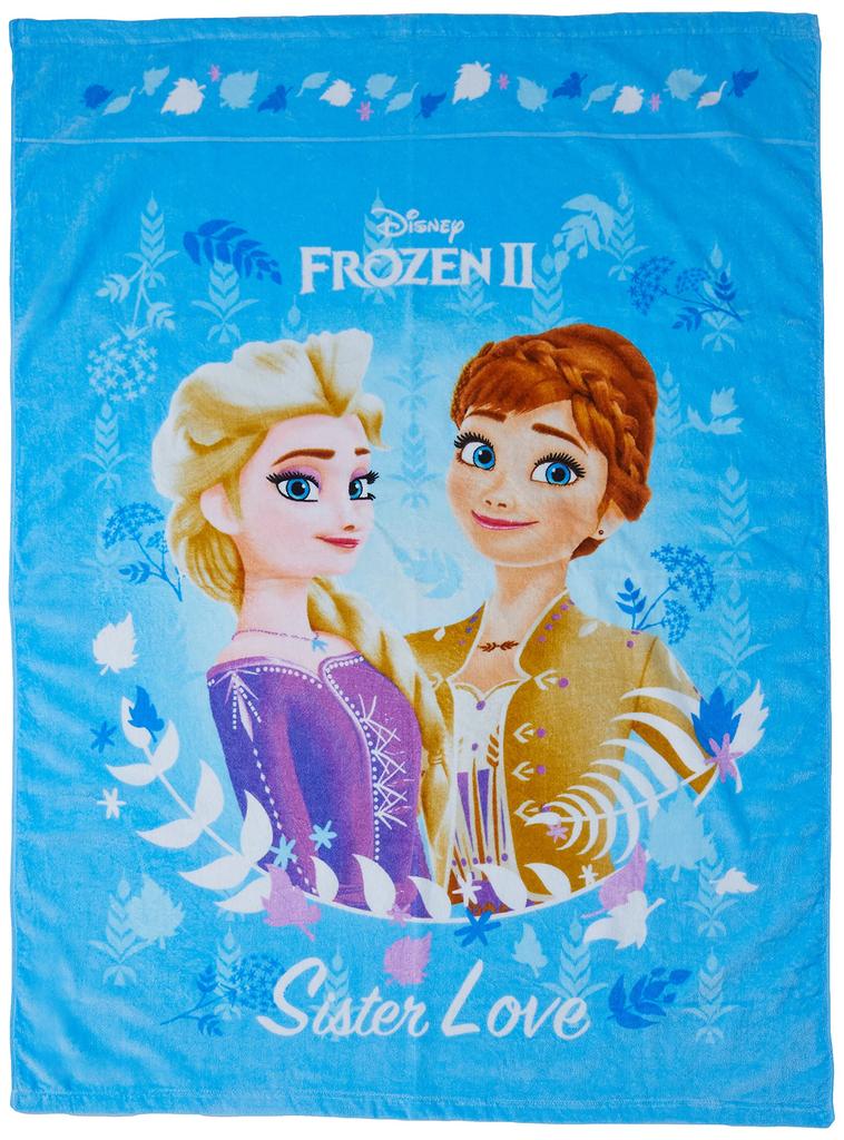 Marushin Полотенце-плед для сна Frozen 2125018400 Дети, Дисней, Холодное сердце, Персонажи, Синий, Милый, 100% хлопок, Девочки, Плед, Лето, Детская,
