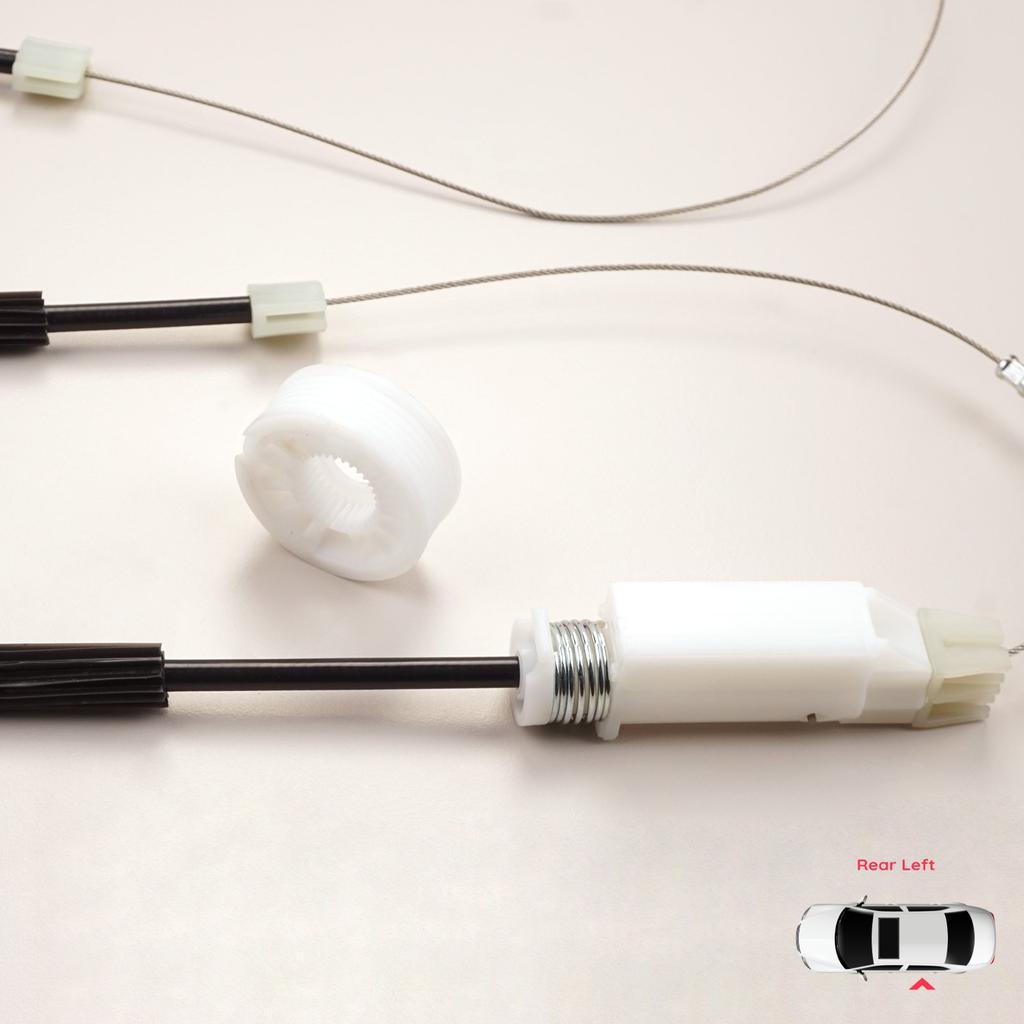 BROSS Автозапчасти BWR1231 Комплект для ремонта электрического стеклоподъемника Задняя левая сторона для A5 S5 Купе 2008-2013