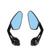 2Pcs Motorcycle Rear View Mirror Cruiser Chopper ATV 7/8'' 22mm Bar End Side Rear View Mirror For BMW Ducati Aprilia Victory