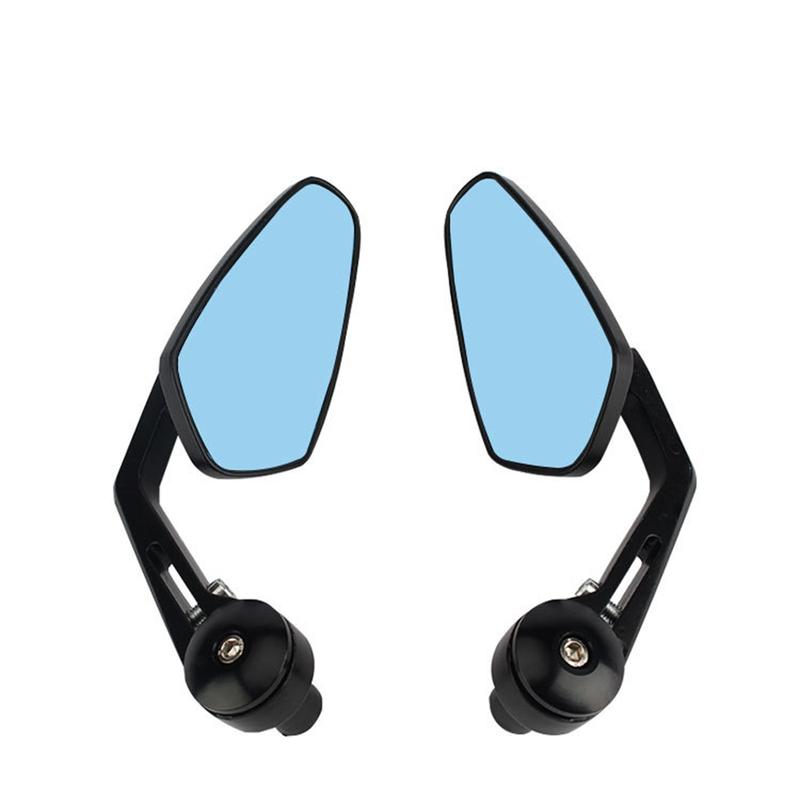 2Pcs Motorcycle Rear View Mirror Cruiser Chopper ATV 7/8'' 22mm Bar End Side Rear View Mirror For BMW Ducati Aprilia Victory