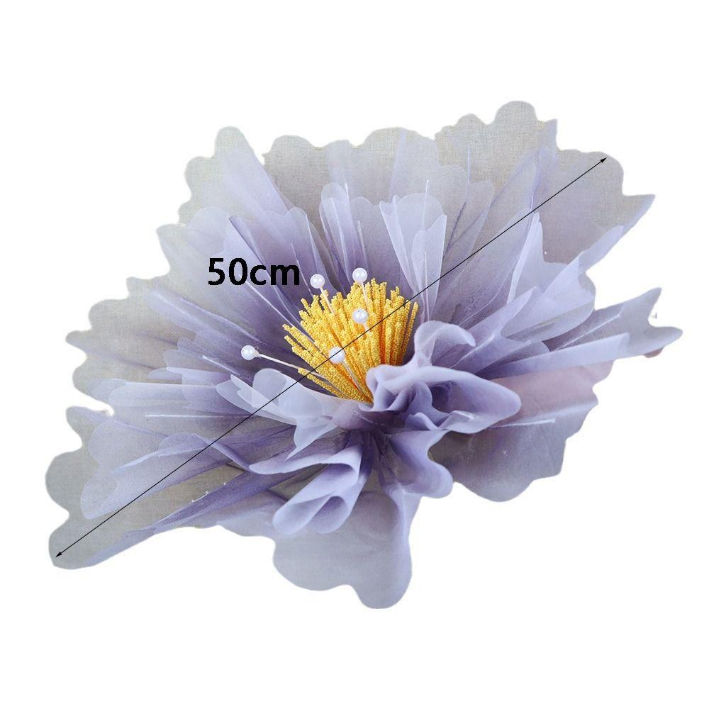50 см большой цветок головка шелковые искусственные цветы новый искусственный реалистичный пион