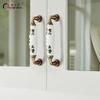 Oukali Vintage Rural Ceramic Drawer Cupboard Door Furniture Handles Cabinet Handles and Knobs Dresser Kitchen Pull