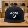Полиэстеровая бейсболка с принтом "Капитан Якорь", регулируемая кепка-snapback, повседневная уличная одежда для взрослых