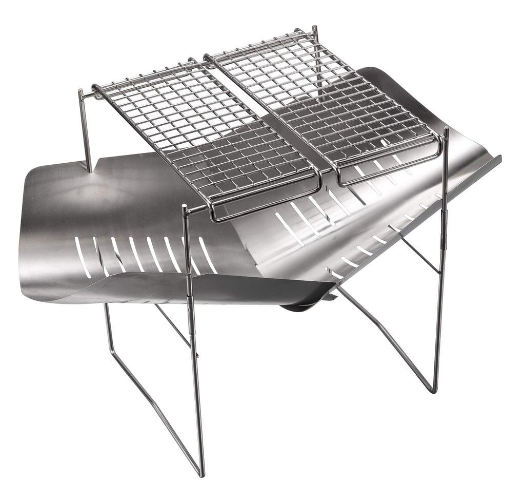 CAMPING MOON A4 Size Lightweight Stainless Steel Grates for Bonfire Grills, MTG-G