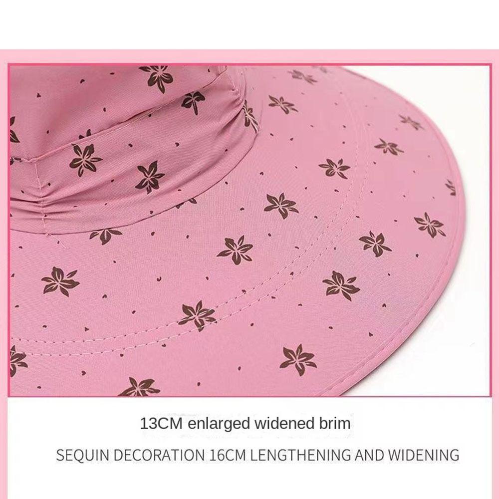 Ear Flap Women Hats UV Protection Sunscreen Cap Outdoor Sun Hat Women