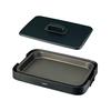 Zojirushi Mahobin Hot Plate 1 Piece Type Grilled Deep Flat Black EA-KB10-BA