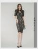 Платье-трансформер Celebrity Lace V-Neck Slim Dress - Женская юбка в корейском стиле, облегающая бедра