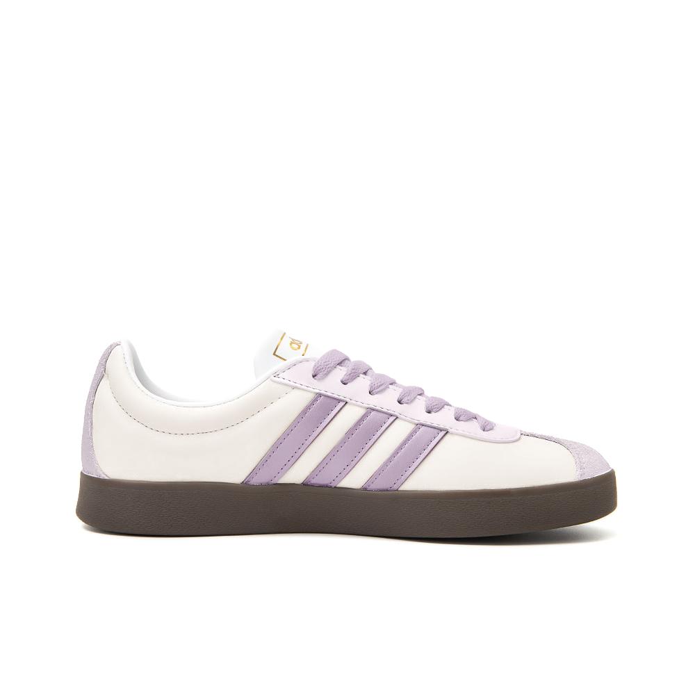 adidas Neo VL Court 2.0 Цветы Выцветающие Устойчивые к Скольжению Устойчивые к Истиранию Низкие Скейтбордические Кроссовки Унисекс Фиолетовые ID6015(Команда354-)