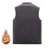 Men 'S Fleece Plus Size Vest Casual Vest Warm And Cold -Proof Inner Casual Sleeveless Vest