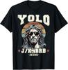 Yolo LOL JK BRB Иисус Христианская Футболка Унисекс Футболка