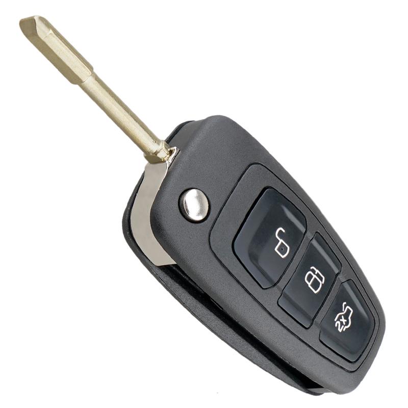 3 Buttons Car Key Fob Case Shell Flip Cover FO21 Blade Fit for Ford Focus Mk1 Mondeo Transit Connect