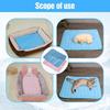 Pet Silk Mat  Summer Cooling Sleeping Mat for Pets  Sofa Cushions  Floor Mats  Brown  XL