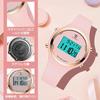 Часы женские наручные часы розовые цифровые часы мужские унисекс детские часы спортивные часы многофункциональные будильник дата дисплей водонепроницаемые часы на открытом воздухе простые