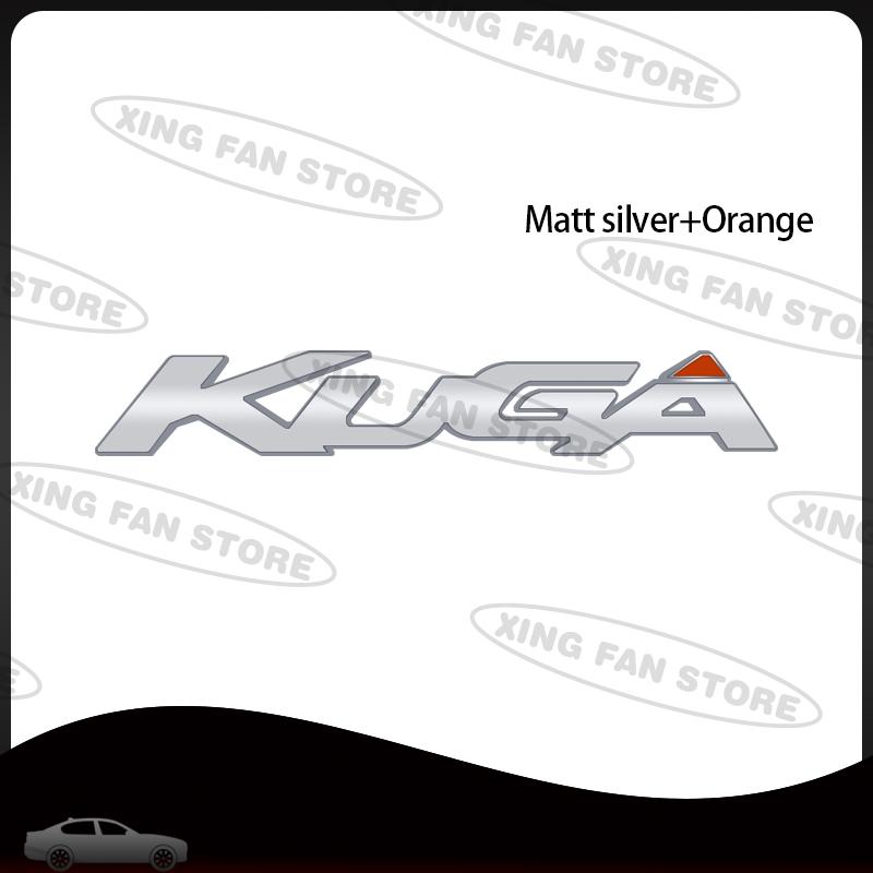 WGL2 Auto Styling For Ford Kuga Lettering Emblem ST Line Vignale EcoBoost MK2 MK3 Car Rear Trunk Badge Decal Body Sticker Accessories